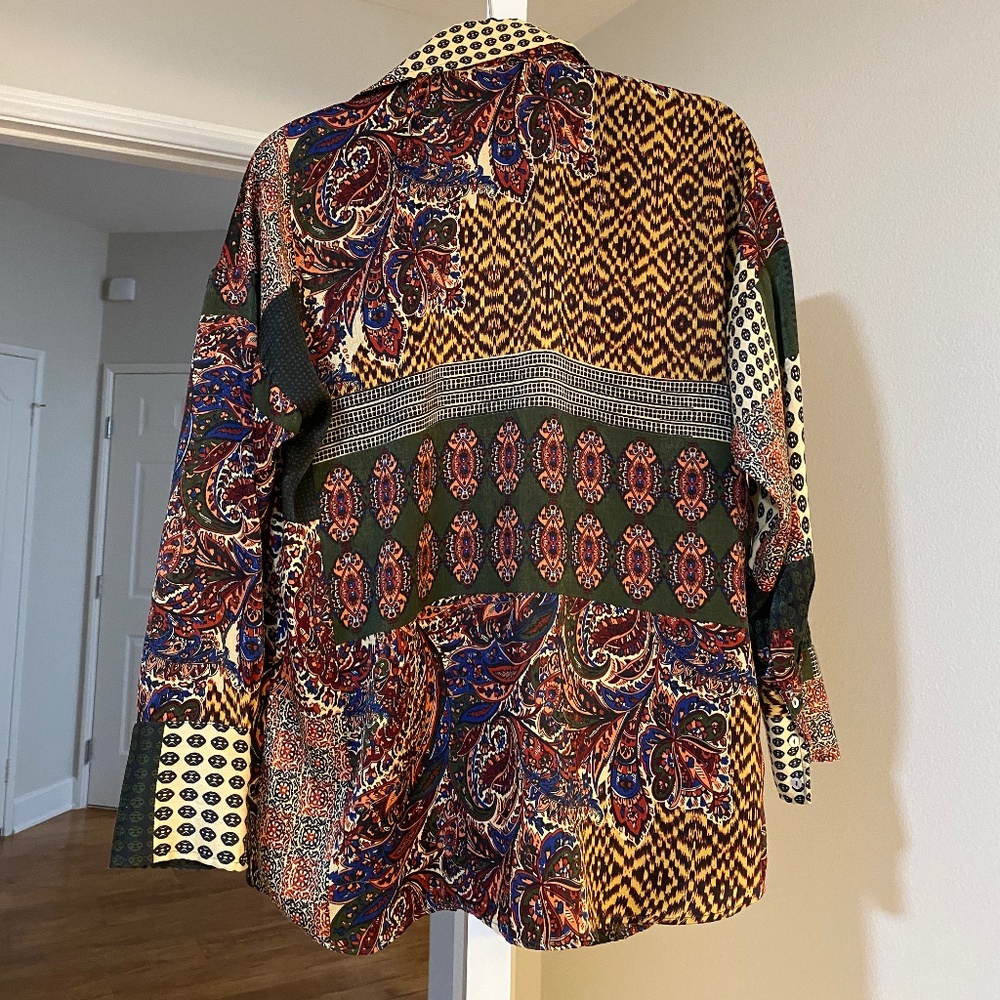 Patterned Button Down - Picture 2 of 3